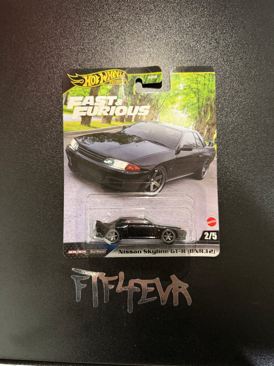 Hotwheels Premium Nissan R32 F&F