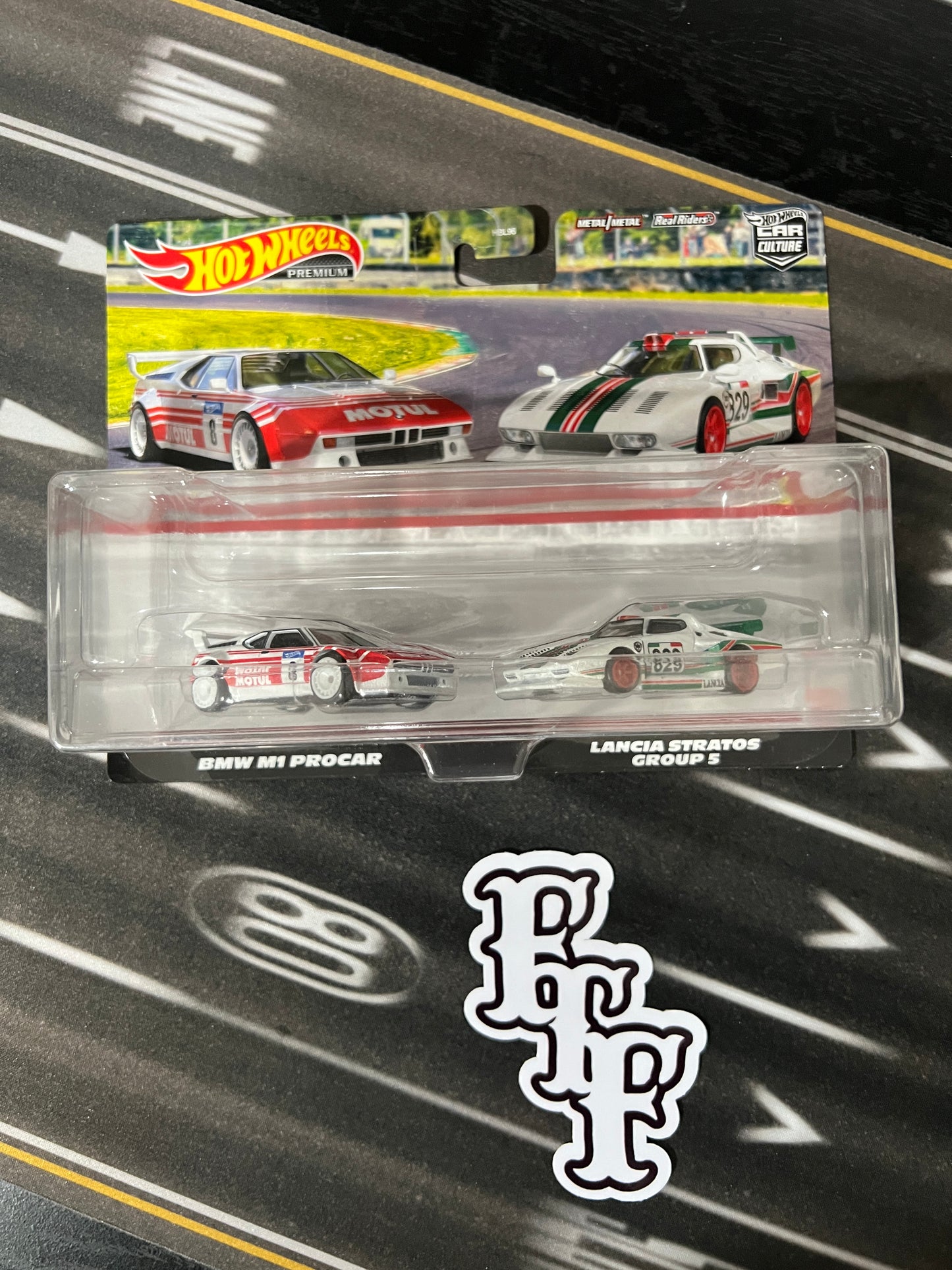 HOTWHEELS PREMIUM / CAR CULTURE BMW M1 PROCAR & LANCIA STRATOS GROUP 5